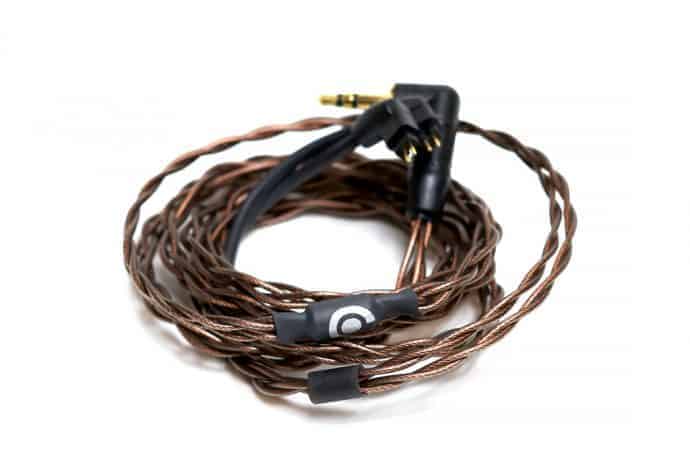 Premium copper cable for hifi, audiophile, and studio custom in-ear monitor cable
