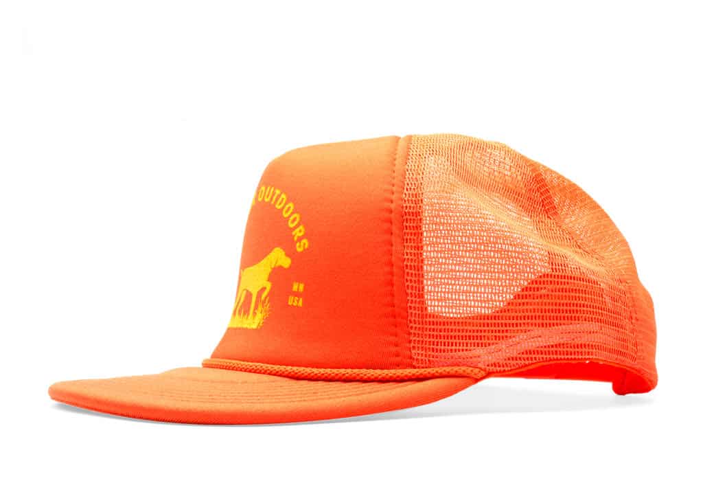 Orange Foam Trucker Hat - High Visibility Orange - Alclair