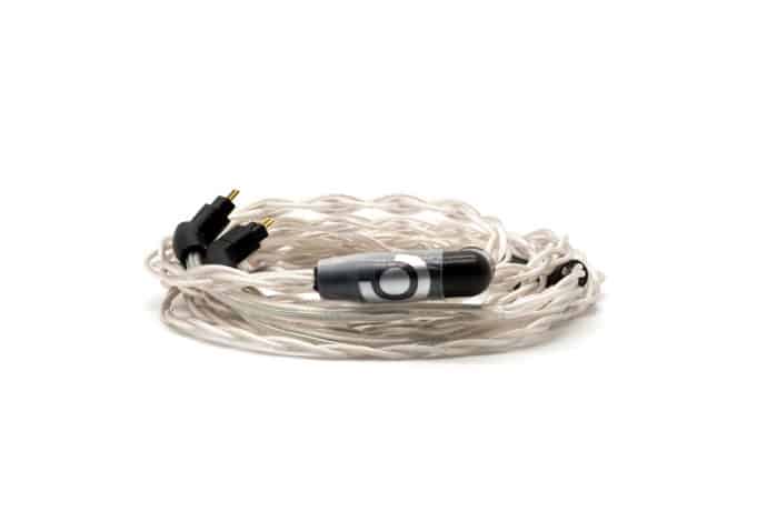 Premium Silver Cable with two-pin plugs