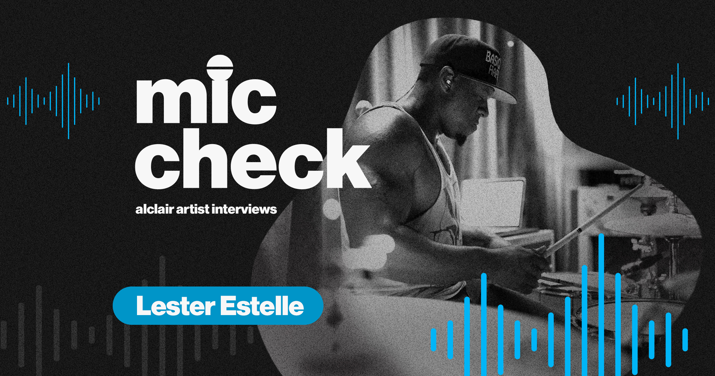 MIC CHECK: Drummer Extraordinaire and MD Lester Estelle