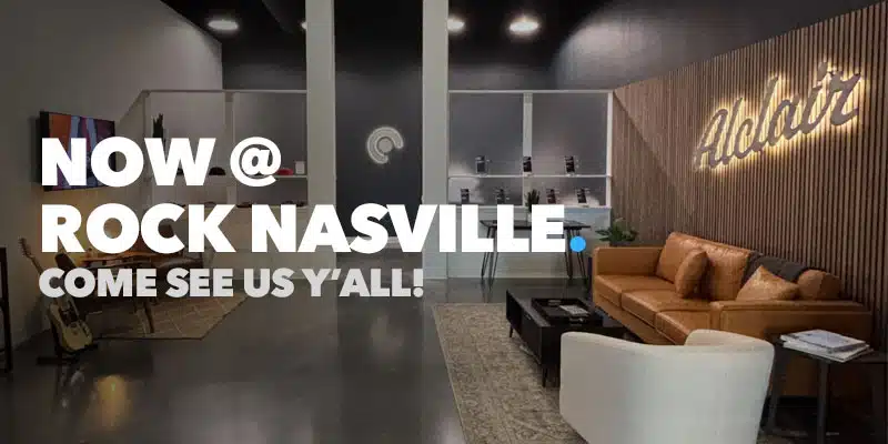 Alclair-Audio-Now-At-Rock-Nashviille Alclair Audio has a retail shop in Nashville. Come see us for all your in-ear monitor needs!
