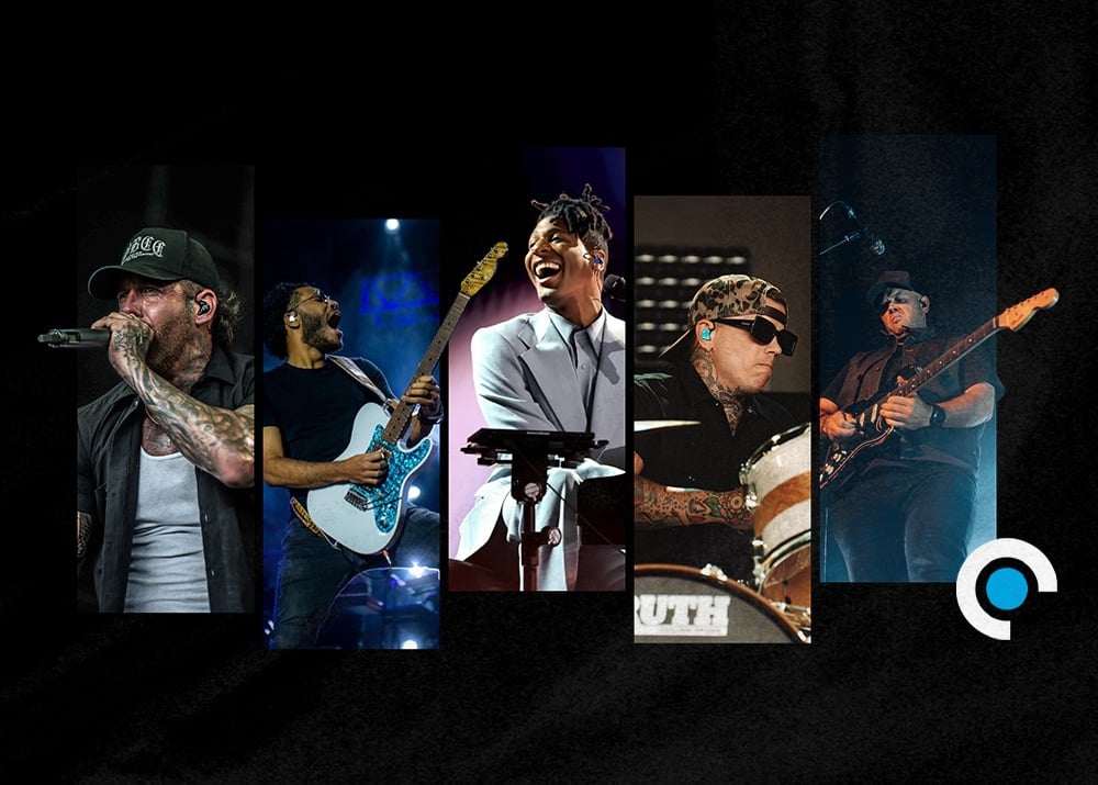 Alclair Audio Artists using custom in-ear monitors on stage - Mobile